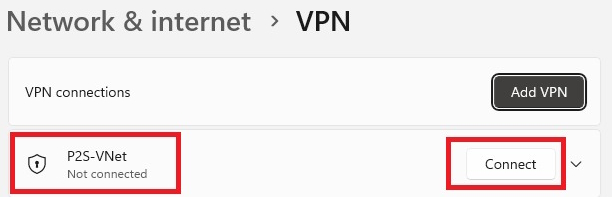 Add VPN